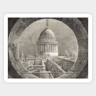 Unusual View of St Paul's Cathedral Sticker